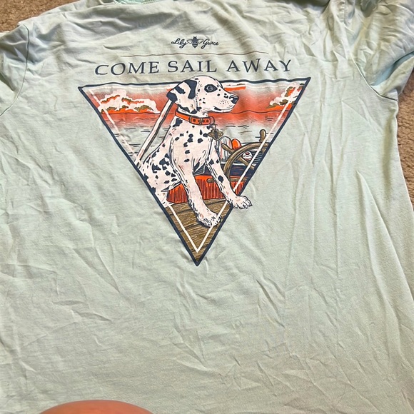 Just a little love to that light stain ( ironing lol) and it will be good as new - Picture 1 of 5